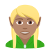 🧝🏽 elf: medium skin tone display on JoyPixels